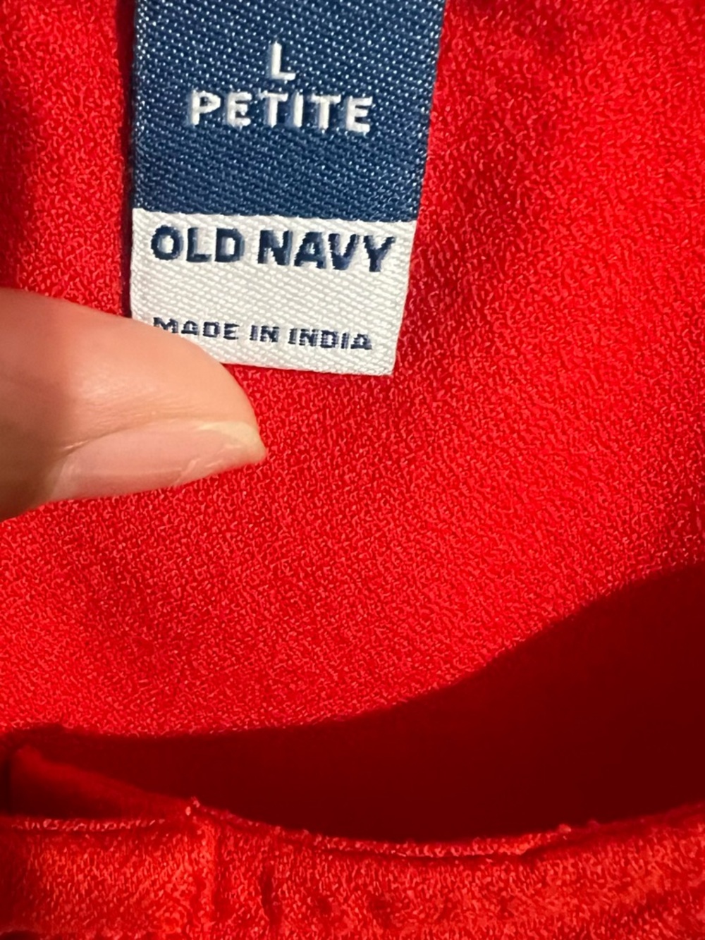Old Navy Bright Red Petite Dress - Picture 4 of 4